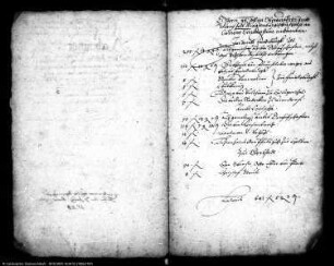 Rechnung der Reichskontribution aus den Mansfeldischen Sequestrationsämtern und -städten Magdeburgischer Hoheit durch Heinrich Braun