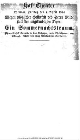 Ein Sommernachtstraum