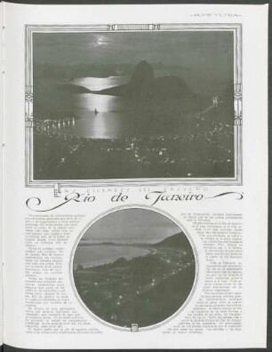Las ciudades del ensueño - Rio de Janeiro : [Notas de redacción]