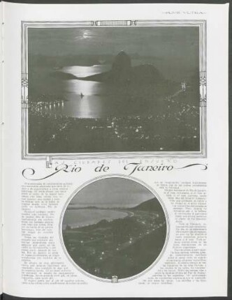 Las ciudades del ensueño - Rio de Janeiro : [Notas de redacción]