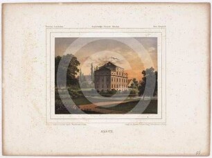 Ansicht von Schloss Silbitz