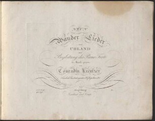 9 Wanderlieder : von Uhland ; mit Begl. d. Pianoforte ; op. 34. 2