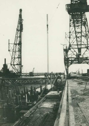 Kaimauerverstärkung, Le Havre, 1928-1930