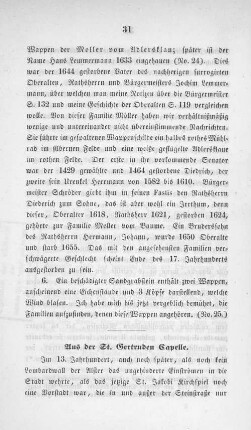Aus der St. Gertruden Kapelle.
