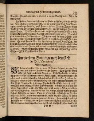 795-799, Vorbereitung, Evangelium, Eingang