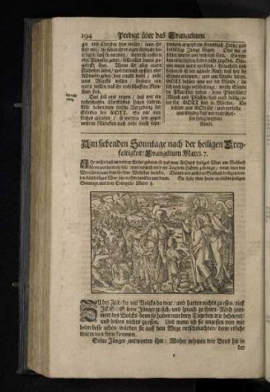Am siebenden Sonntage nach der heiligen Dreyfaltigkeit/Evangelium Marci.7.