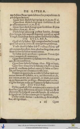 De Dictione