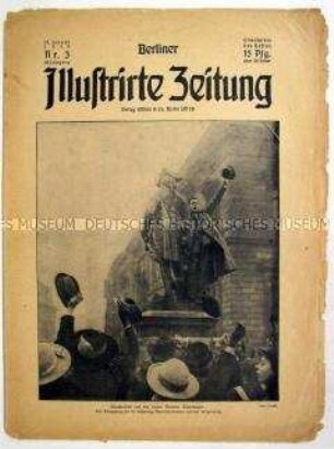 Wochenzeitschrift "Berliner Illustrirte Zeitung" zum Spartakus-Aufstand in Berlin