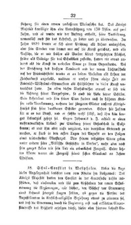 Schul-Conflict in Westphalen