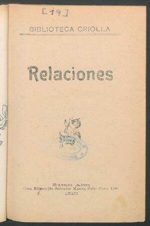 Relaciones
