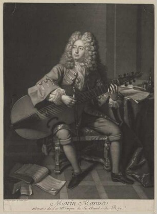 Bildnis des Marin Marais