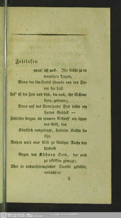 Zeitlosen