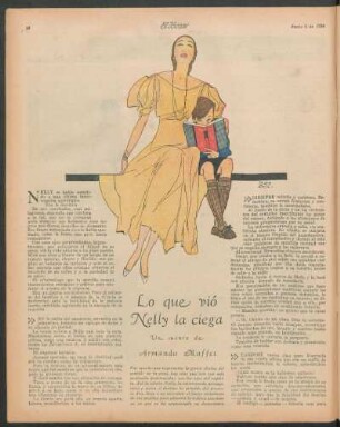 Lo que vió Nelly la ciega : Un cuento