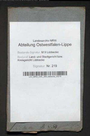 Erblasser: Barkhausen, Franz Carl: