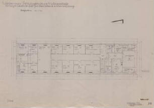 Neubau eines Institutsgebäudes mit Maschinenhalle der Bayerischen Landesanstalt für Landtechnik und Motorisierung (Dachgeschoss M 1 : 100)
