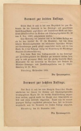Vorwort zur sechsten Auflage