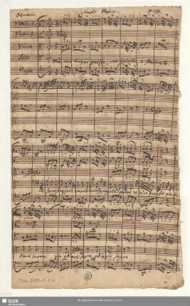 Partitur [Schreiber: Opitz, J. S.]