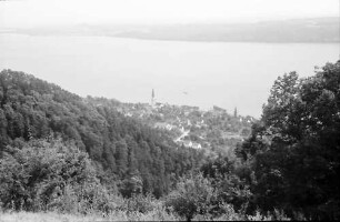 Überlingen, Haldenhof: Blick von oben auf Sipplingen
