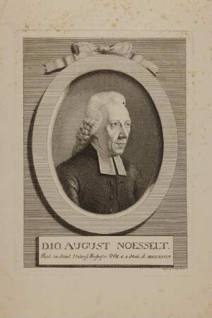 Bildnis des Io. August Noesselt