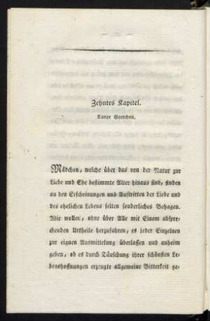 Zehntes Kapitel. Tante Gretchen.