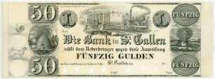 Geldschein, 50 Gulden, 1838?