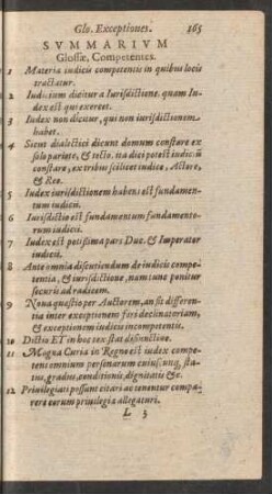 Summarium Glossae, Competentes.