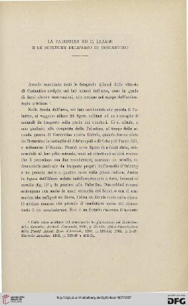 13: La Palestina ed il Labaro e le sculture dell' arco di Costantino
