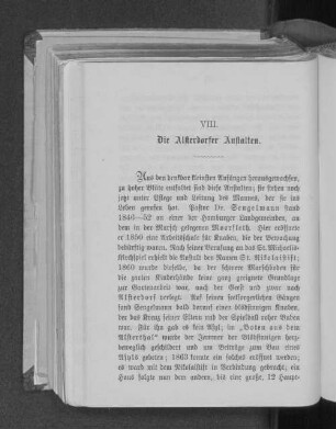 VIII. Die Alsterdorfer Anstalten.