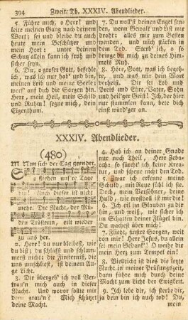 XXXIV. Abendlieder