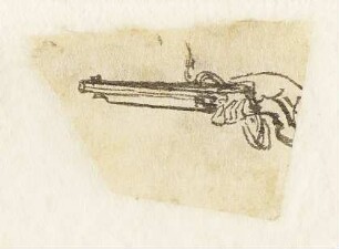 Hand mit Pistole