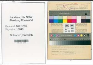 Entnazifizierung Friedrich Schramm , geb. 17.05.1899 (Kraftfahrer)