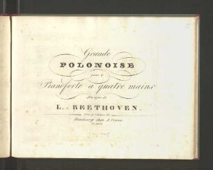 Grande polonoise pour le pianoforte à 4 mains