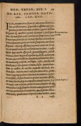 De Reb. Praeter Naruram.Cap. XVII.