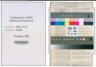 Entnazifizierung Will Thomas , geb. 29.08.1906 (Rechtsanwalt)
