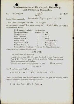 Vogt, Reinhold
