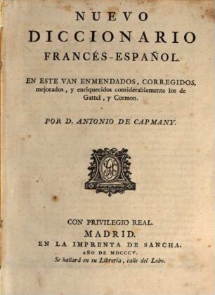 Nuevo diccionario francés-español
