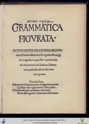 Grammatica Figurata.