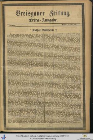 10.03.1888 (Extra-Ausgabe)