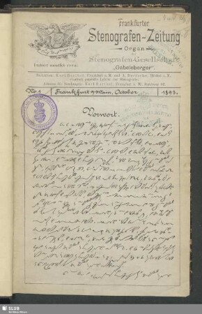 1893. No. 1. November