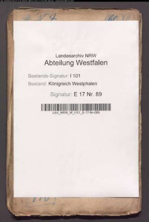 Revision des Vermögenszustandes des Nonnenklosters Gaukirchen, Paderborn