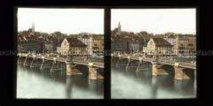 Panorama von Basel mit Rheinbrücke