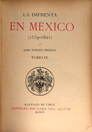 La imprenta en México : 1539 - 1821, 4. [1718 - 1744]