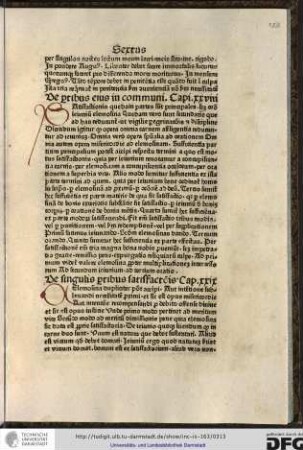 Satisfactionis quedam partes sunt principales scilicet oratio, ieiunium, elemosina...