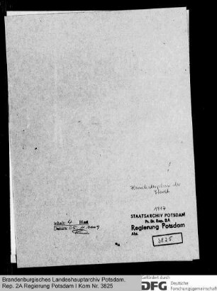 Haushaltsplan der Stadt Freienwalde für das Rechnungsjahr 1917-1918