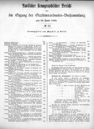 No. 22, 29. Juni 1899