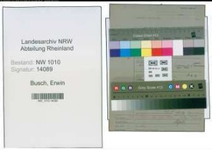 Entnazifizierung Erwin Busch , geb. (Architekt)