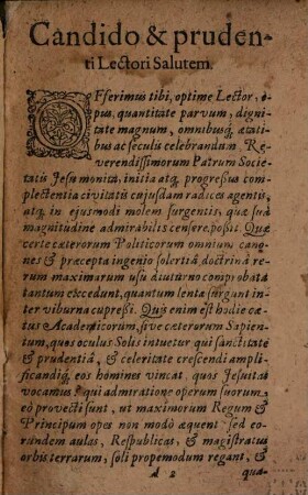 Arcana Monita Religiosissimae Societatis Jesu : In gratiam Politicorum omnium, edita