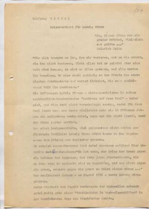 [W191]: Kalenderblatt für Ludwig Börne : "Ja, dieser Börne war ein Patriot, vielleicht der größte ..." : Heinrich Heine