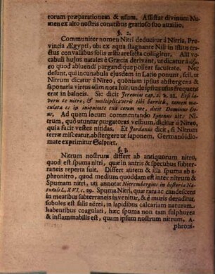 Disputatio Inauguralis Medico-Chymica De Nitro, Eius Natura Et Usu In Medicina