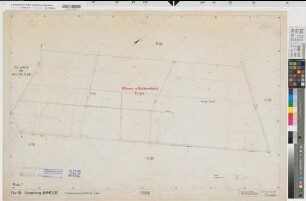 Ammeloe (Vreden), Flurbereinigung Ammeloe, Bl.7 Zuteilungskarte Ammeloe Flur 95